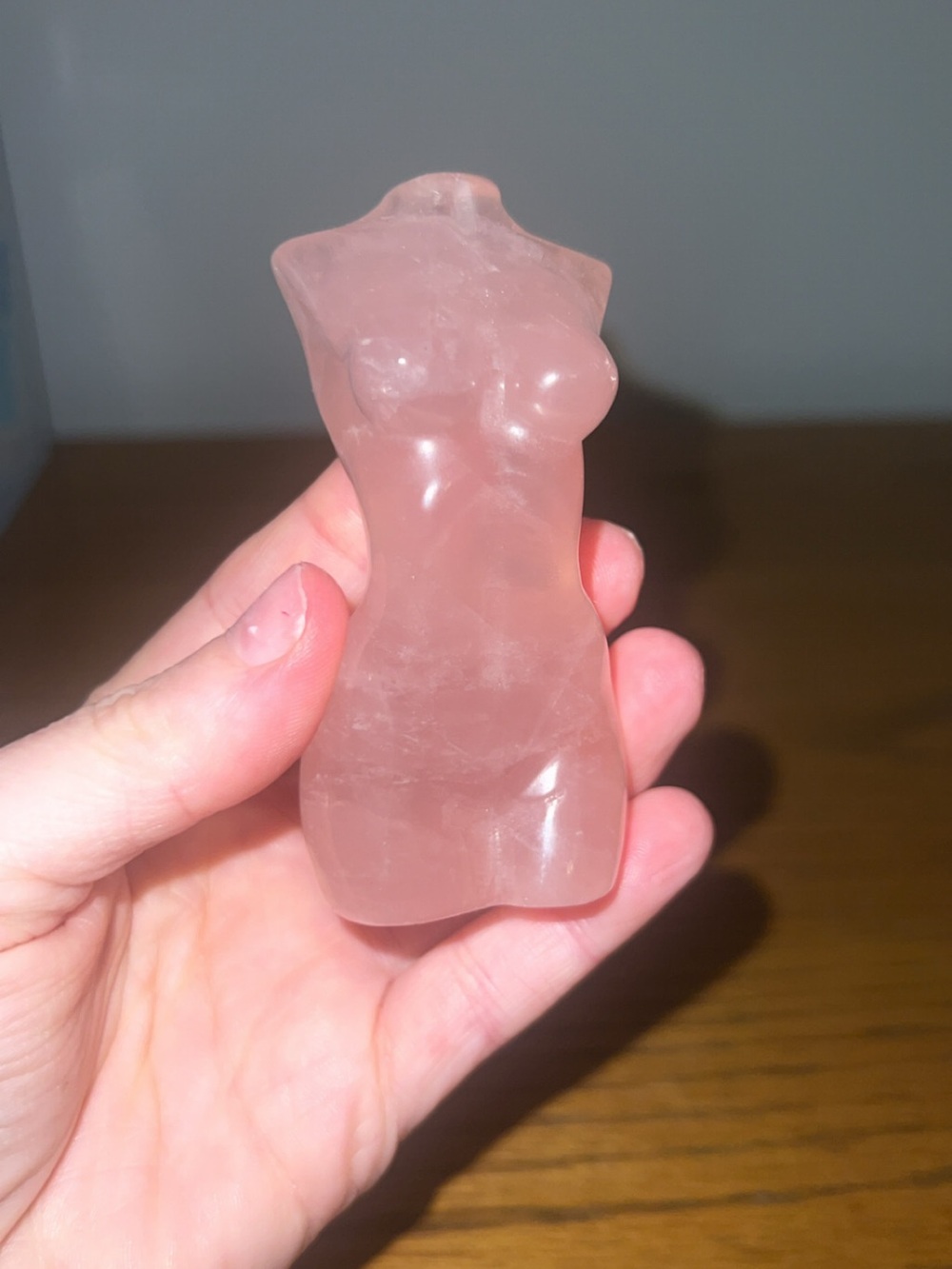 Rose Quartz Body goddess Crystal